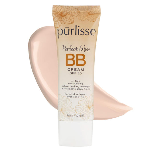 Perfect Glow BB Cream with SPF 30 - Matte Meets Dewy Finish - Enriched with Goji & Hawthorn Berry to Help Improve Skin Texture & Radiance - Fair (1.4 Oz)