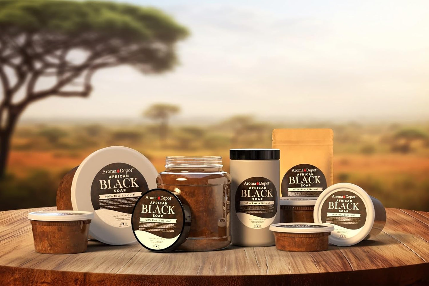 African Black Soap Paste 32 Oz 100% Natural Raw Soap for Acne, Eczema, Psoriasis, and Dry Skin Scar Removal Face and Body Wash. Handmade Imported from Ghana