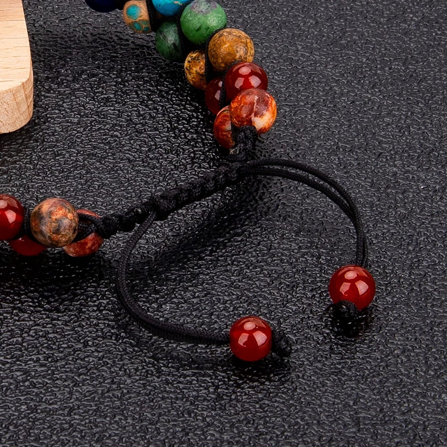 Bivei Chakra Bead Bracelets for Women - 8Mm 7 Chakra Bracelet with Real Stones Meditation Yoga Gemstone Jewelry